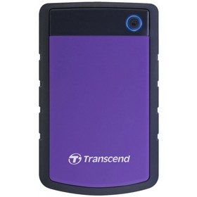 Внешний жесткий диск Transcend TS4TSJ25H3P StoreJet 25H3, 4 Тб, USB 3.0, 2.5", фиолетовый