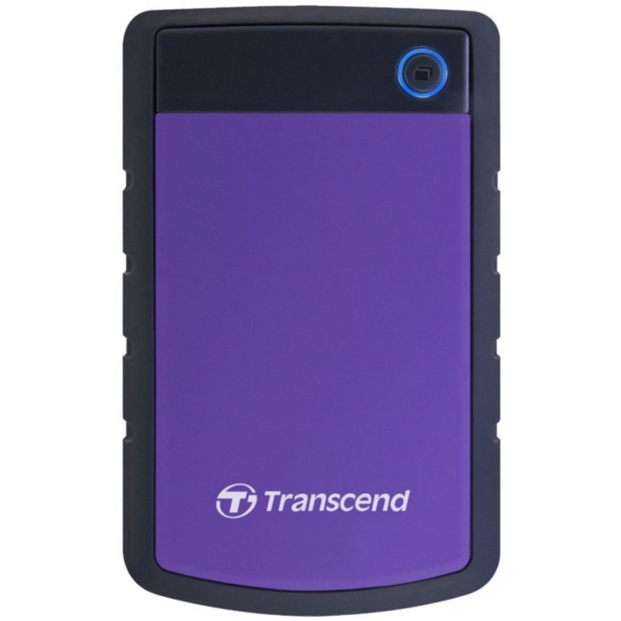 Внешний жесткий диск Transcend TS4TSJ25H3P StoreJet 25H3, 4 Тб, USB 3.0, 2.5", фиолетовый - Фото 1