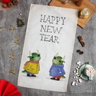 Полотенце Этель Happy New Year 40х73 см, 100% хлопок, саржа 190 г/м2 9591629 - фото 9893731