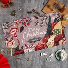 Полотенце Этель Merry Christmas 40х73 см, 100% хлопок, саржа 190 г/м2 - фото 8108438