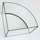 Аквариум «Сектор» угловой с крышкой, 40 л, 40×40×36/41.5 см, беленый дуб - Фото 5