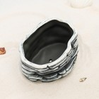 Декор для аквариума "Горшок для растений", керамический, 13 х 10 х 6,6 см, серый 9699484