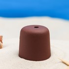 Декор керамический для аквариума "Укрытие для креветок", 4 х 3,9 х 3,9 см, коричневый - фото 39077577