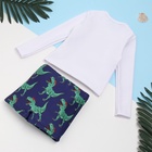 Костюм купальный для мальчика KAFTAN «Динозавр», сине-белый, рост 98-104 см 9622598