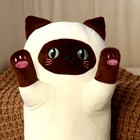 Мягкая игрушка-подушка «Котёнок Гав», 70 см, цвет бежевый - Фото 2