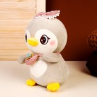 Мягкая игрушка «Пингвин», размер 22 см, цвет серый - Фото 2