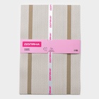 Салфетки сервировочные на стол Доляна «Рона», 4 шт., 45×30 см, бежевые - Фото 5