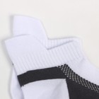 Носки мужские спортивные, цвет белый/серый, размер 25 - Фото 3