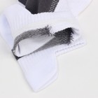 Носки мужские спортивные, цвет белый/серый, размер 25 - Фото 4