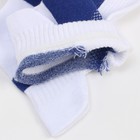 Носки мужские спортивные, цвет белый/синий, размер 25 - Фото 4