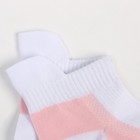 Носки женские, цвет белый/розовый, размер 23 - Фото 3