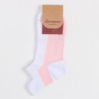 Носки женские, цвет белый/розовый, размер 23 - Фото 5