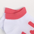 Носки женские, цвет розовый/белый, размер 23 - Фото 3