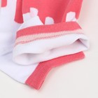 Носки женские, цвет розовый/белый, размер 23 - Фото 4
