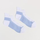 Носки женские, цвет голубой/белый, размер 23 - Фото 2