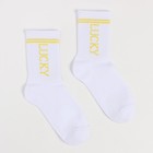 Носки детские, цвет белый/lucky, размер 22 - Фото 2