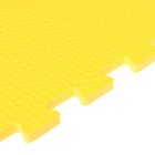 Мягкий пол универсальный «New-накат. Соты», цвет жёлтый, 100 × 100 см, 14 мм - Фото 3