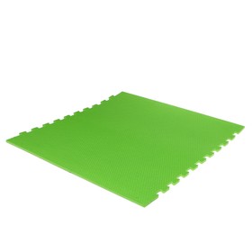 Мягкий пол универсальный «New-накат. Соты», цвет зелёный, 100 × 100 см, 14 мм