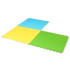 Мягкий пол универсальный «New-накат. Соты», цвет зелёный, 100 × 100 см, 14 мм - фото 3899045