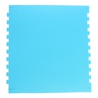 Мягкий пол универсальный «New-накат. Соты», цвет голубой, 100 × 100 см, 14 мм - фото 3899048