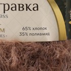 Пряжа "Хлопок травка" 65% хлопок 35% полиамид 220 м/100гр (101 капучино) - Фото 4