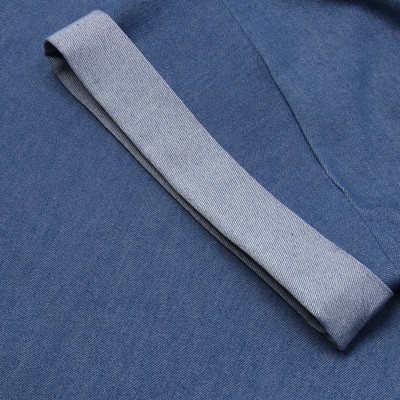 Футболка женская оверсайз MINAKU: Jeans Collection, цвет электрик, размер 48