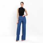 Джинсы женские клёш MINAKU: Casual Collection, размер 46, электрик - Фото 3