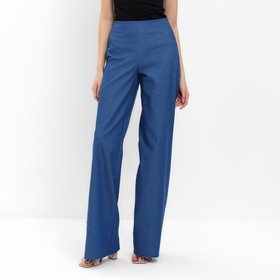 Брюки женские MINAKU: Jeans Collection цвет электрик, размер 52 9467647