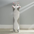 Мягкая игрушка-подушка «Кот», 110 см, цвет серый - фото 8795047