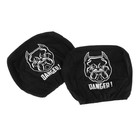 Чехлы на подголовник ОПАСНОСТЬ, черные, набор 2 шт. - Фото 3