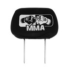 Чехлы на подголовник ММА, черные, набор 2 шт. 9748190