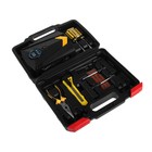 Компрессор FENOX с набором для ремонта шин, фонариком и цифровым манометром, FAE2020 - фото 22270430