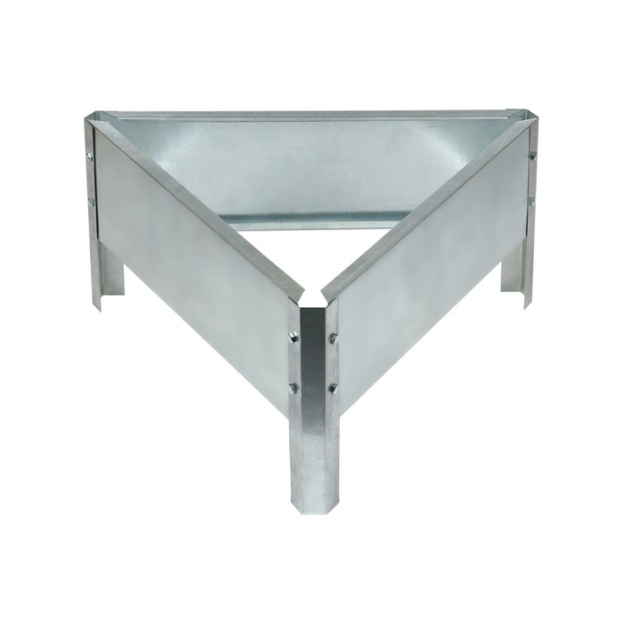 Клумба оцинкованная, 50×15 см, «Терция», Greengo