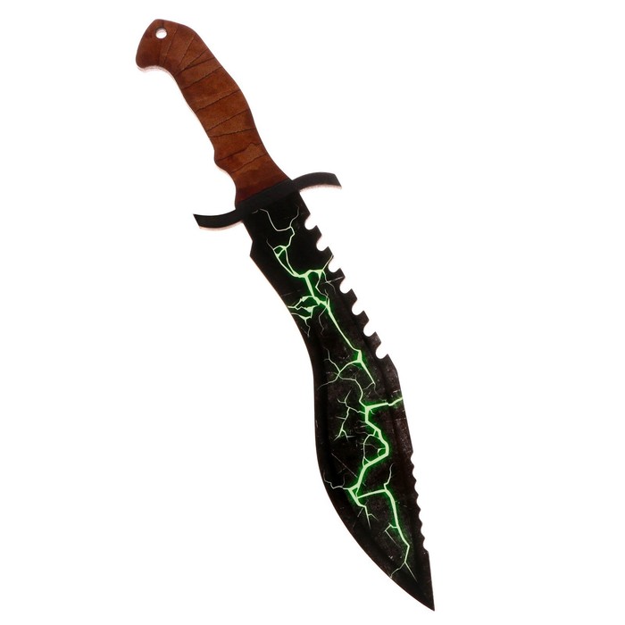 Сувенирное оружие нож кукри «Зеленый», длина 25 см - фото 1885667331