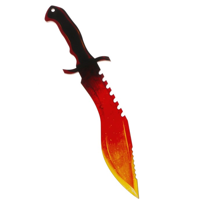 Сувенирное оружие нож кукри «Огонь», длина 25 см - фото 1885667359