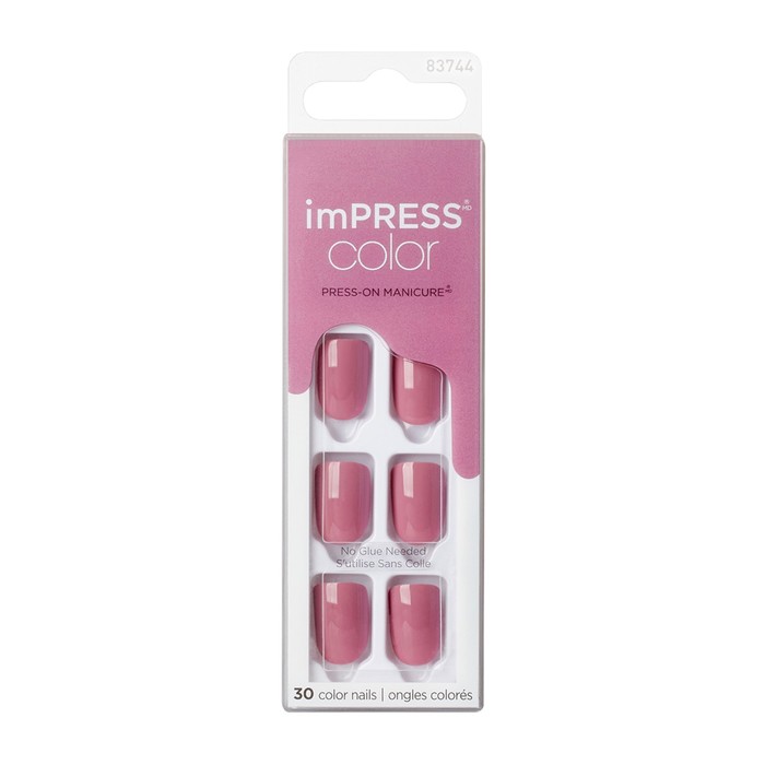 Твердый лак Kiss imPRESS Manicure Color KIMC005C «Бархатный Лепесток», длина короткая