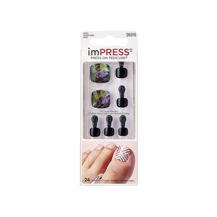 Твердый лак Kiss imPRESS Toe Nails BIPT032 «Ол инклюзив»