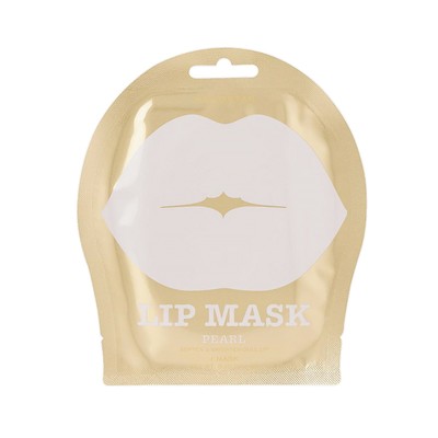 Патчи для губ гидрогелевые Kocostar Lip Mask Single Pouch Pearl, с экстрактом жемчуга