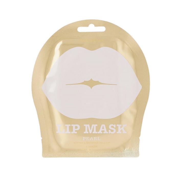 Патчи для губ гидрогелевые Kocostar Lip Mask Single Pouch Pearl, с экстрактом жемчуга - Фото 1