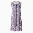 Халат женский, цвет светло-сиреневый, размер 44 - фото 31319805