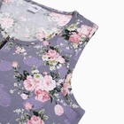 Халат женский, цвет светло-сиреневый, размер 44 - фото 31319807