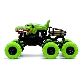 

Джип радиоуправляемый DINO, 1:16, 4WD, работает от аккумулятора, цвета МИКС, уценка