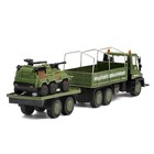 Грузовик инерционный «Военный спецназ», с солдатами и техникой, уценка - Фото 3