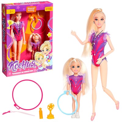 Кукла-модель шарнирная «Ксения - Чемпионат по гимнастике», уценка