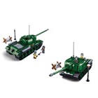 УЦЕНКА Конструктор Армия ВОВ «Советский танк», 2 варианта сборки ИС-2 и ИСУ-152, 845 деталей - Фото 3