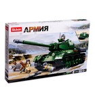 УЦЕНКА Конструктор Армия ВОВ «Советский танк», 2 варианта сборки ИС-2 и ИСУ-152, 845 деталей - Фото 5