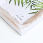 Фоторамка пластик на 3 фото 10х15, 13х13, 13х18 см "Куст любви" белый с золотом 35,5х26 см - фото 22270963