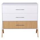 Комод Polini kids Porto 2200, 51х103х92 см, цвет белый-дуб каменный - Фото 2