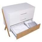 Комод Polini kids Porto 2200, 51х103х92 см, цвет белый-дуб каменный - Фото 5