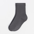 Носки детские KAFTAN "BASIC" размер 14-16, темно серый - фото 2877211